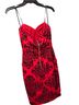 Guess Floral Red Cocktail Dress Size 2 - photo 2