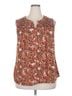 Daniel Rainn 100% Polyester Brown Daniel Rainn Sleeveless Blouse Size XXL - photo 1