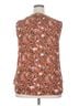 Daniel Rainn 100% Polyester Brown Daniel Rainn Sleeveless Blouse Size XXL - photo 2