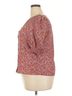 Sanctuary Floral Pink Sanctuary Short Sleeve Blouse Size XXL - photo 4