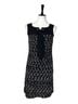 St. John Color Block Tweed Black White Casual Dress Size 4 - photo 13