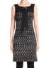 St. John Color Block Tweed Black White Casual Dress Size 4 - photo 1