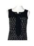 St. John Color Block Tweed Black White Casual Dress Size 4 - photo 10