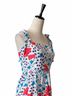 Oliphant 100% Cotton Floral White Red Blue Purple Casual Dress Size S - photo 6