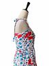 Oliphant 100% Cotton Floral White Red Blue Purple Casual Dress Size S - photo 7