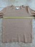 Liz Claiborne Solid Brown Tan Pullover Sweater Size S - photo 4
