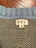 Pol 100% Polyester Floral Blue Gold Cardigan Size S - photo 3