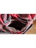 Lug Plaid Red Black Leather Shoulder Bag One size - photo 11