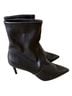 Stuart Weitzman 100% Leather Black Ankle Boots Size 5 - photo 1