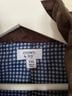 Crown & Ivy 100% Polyester 100% Polyester 100% Polyester 100% Polyester Checkered-gingham Brown Vest Size XXL - photo 3