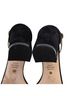 Stuart Weitzman 100% Suede Solid Black Sandals Size 10 - photo 7