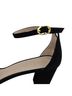 Stuart Weitzman 100% Suede Solid Black Sandals Size 10 - photo 5