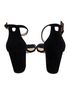 Stuart Weitzman 100% Suede Solid Black Sandals Size 10 - photo 6