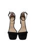 Stuart Weitzman 100% Suede Solid Black Sandals Size 10 - photo 2