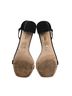 Stuart Weitzman 100% Suede Solid Black Sandals Size 10 - photo 9