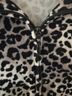 Kim Rogers Animal Print Black White Jacket Size L - photo 5