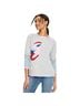 Boden Graphic Floral Gray Pink Red Blue Yellow Casual Sweaters Size M - photo 1