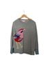 Boden Graphic Floral Gray Pink Red Blue Yellow Casual Sweaters Size M - photo 5