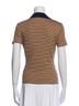 Veronica Beard Stripes Multi Color Short Sleeve Button-Down Shirt Size M - photo 2