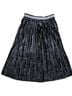 Zara Basic 100% Velvet Blue Casual Skirt Size XS - photo 2