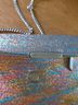 Loeffler Randall gussetted rainbow lame Clutch - photo 3