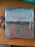 Loeffler Randall gussetted rainbow lame Clutch - photo 14