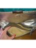 Loeffler Randall gussetted rainbow lame Clutch - photo 9