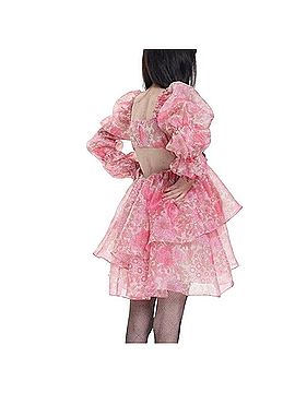 Selkie Wallflower Moonlight Puff Dress Casual Dress (view 2)