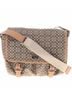 Coach 100% Canvas Print Brown Tan Silver Leather Messenger One size - photo 5