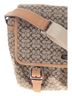 Coach 100% Canvas Print Brown Tan Silver Leather Messenger One size - photo 2