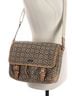 Coach 100% Canvas Print Brown Tan Silver Leather Messenger One size - photo 8