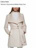 Calvin Klein Asymmetrical Belted Wrap Trench Coat Trenchcoat - photo 4