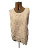 NY Collection White Sleeveless Blouse Size L (petite) - photo 1