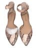 Arturo Chiang 100% Calf Leather Snake Print Multi Color Flats Size 8 1/2 - photo 1