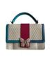 Brighton 100% Leather Multi Color White Blue Leather Clutch One size - photo 1