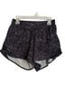 Lululemon Athletica Print Black Athletic Shorts Size 4 - photo 1