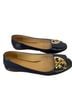 Tory Burch 100% Leather Blue Flats Size 8 1/2 - photo 1