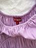 STAUD Purple Short Sleeve Blouse Size 4 - photo 4
