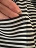 Ann Taylor Stripes Black White Sleeveless Blouse Size XL - photo 2