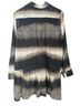Lauren Vidal 100% Polyester Print Black Tan Long Sleeve Blouse Size XL - photo 2