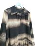 Lauren Vidal 100% Polyester Print Black Tan Long Sleeve Blouse Size XL - photo 3
