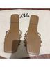 Zara Brown Sandals Size 10 - photo 3