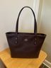 Coach 100% Leather Brown Red Leather Tote One size - photo 4