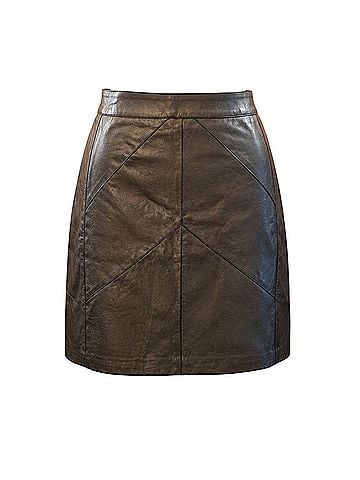 DKNY DKNY Leather Skirt (view 1)