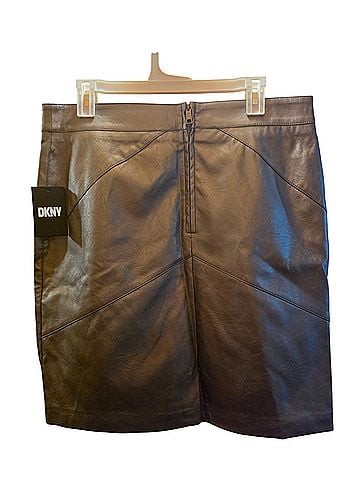 DKNY DKNY Leather Skirt (view 2)