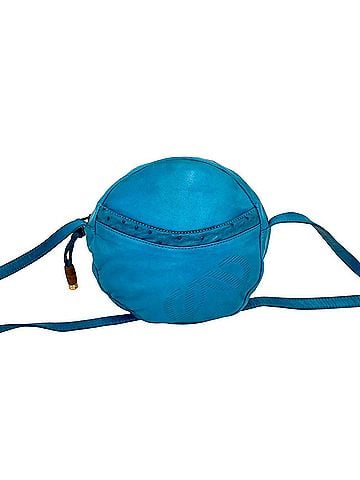 Loewe LOEWE Anagram Logo Nappa Leather Mini Shoulder Bag/Pouch, Turquoise Blue, 15451 (view 1)