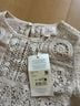 Sézane 100% Cotton Ivory Long Sleeve Top Size S - photo 3