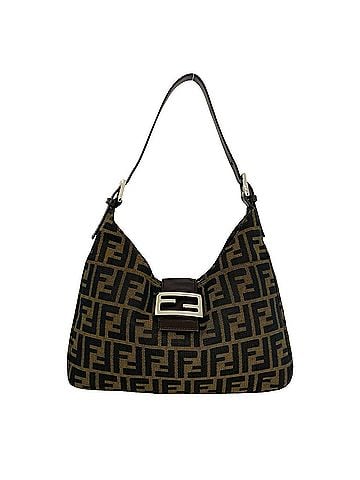 Fendi FENDI Vintage Zucca FF Pattern Canvas Leather One Shoulder Bag Handbag Brown 30546 (view 1)