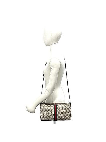 Gucci GUCCI Old Gucci Sherry Line GG Logo Pattern Leather Shoulder Bag/Pouch Brown 65999 (view 2)