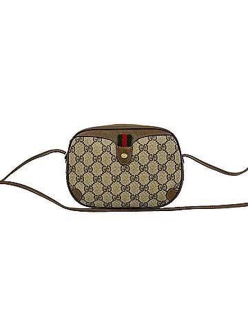 Gucci GUCCI Old Gucci Sherry Line GG Logo Pattern Leather Shoulder Bag/Pouch Brown 69155 (view 1)